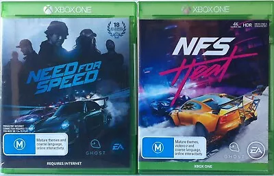 Need For Speed And Need For Speed Heat Bundle Xbox One • $44.95