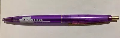 Vintage KS OLATHE ALTERNA CARE INFUSION PHARMACY BIC GOLD Advertising Pen NO Ink • $9.99