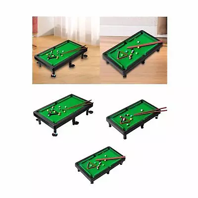 Mini Tabletop Pool Set Billiards Game Household Interaction Toy Desktop Snooker • $14.95