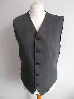 £13.25 • Buy Men's Next Grey Herringbone V Neck  Waistcoat Vest  Size 38