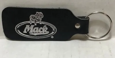 MACK Trucks - Vintage Genuine Leather Keychain-Bulldog Logo-Original NOS • $6.98