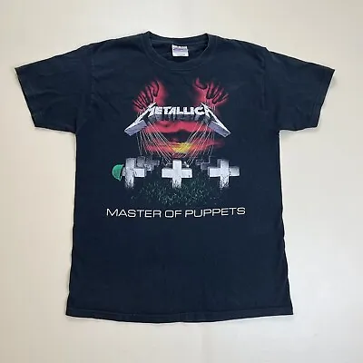 Vintage Metallica Master Of Puppets Tour T-shirt 2007 M Grunge Rock Band Tee • $22