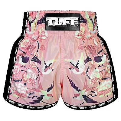 Muay Thai Shorts Marial Arts Boxing Shorts MMA Kickboxing Workout Shorts R3 • $43.99