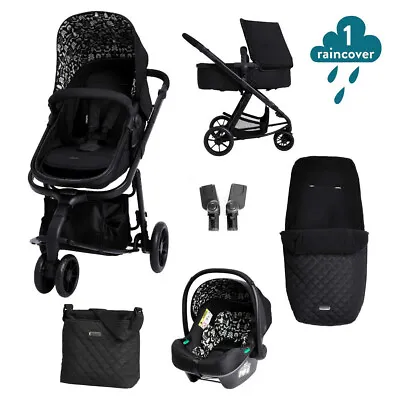 Cosatto Giggle 2 In 1 I-Size Travel System Bundle + Accessory Pack Silhouette • £349