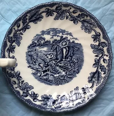 Fox Hunt Hunting Saucer Royal Wessex Blue Ware  • $9.99