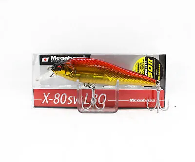 Megabass X-80 SW LBO Sinking Lure GG Kinaka (9796) • $21.90