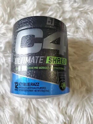 Cellucor C4 Ultimate Pre-Workout Supplement Icy Blue Razz (12 Servings) • $5