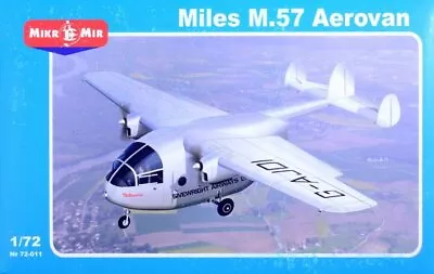 172 Aircraft Miles M.57 Aerovan MikroMir 72-011 Models Kits • $36.60