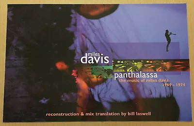 MILES DAVIS Rare 1997 PROMO Record Store POSTER For Panthalassa CD USA  17x11 • $34.99