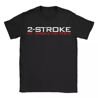 2-Stroke Mens T-Shirt Mens Racing Motor Bike Gift Biker For Dad Uncle • £8.99