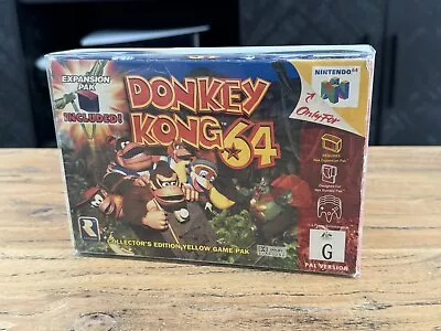 Donkey Kong 64 Nintendo N64 AUS PAL Version Boxed With Manual & Expansion Pak🔥 • $219