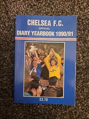 VERY RARE Chelsea FC Diary Yearbook 1990/91. With Many Facts Figures & Stats • £14.99