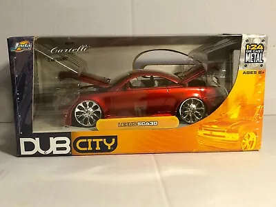Jada Dub City Lexus Sc430 Red 1:24 Diecast Model Car   #83 • $29.95