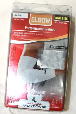 Mueller: Sport Care Elbow Performance Sleeve White • $4.99