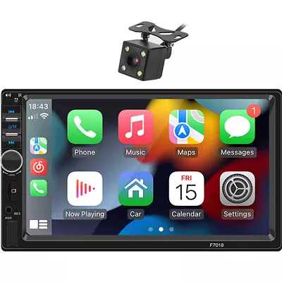 7in 2 DIN Android Car Stereo Touch Screen 4LED Rear Camera Bluetooth MP5 Player • $127.80