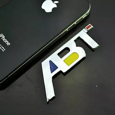  Universal ABT 3D Metal Chrome Car Sticker Badge Emblem Decal  4x44WD 7cm • $9.99