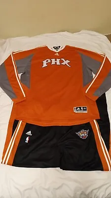 Phoenix Suns Adidas Warm Up Suit Men Size 2XL 2XLT XLT Shirt And Breakaway Pants • $79.99