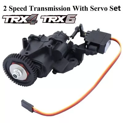 2 Speed Transmission Gearbox With Servo Gears For 1/10 Traxxas TRX-4 TRX-6 • $37.44