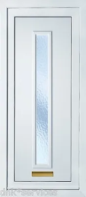 White Full Height Upvc Door Panel ( Rome One ) Cut To Size For Free • £185