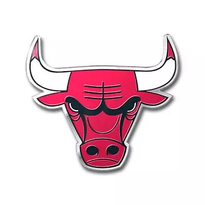 Chicago Bulls Die-Cut Metal Auto Emblem [NEW] NBA Car Decal Sticker Aluminum • $8.95