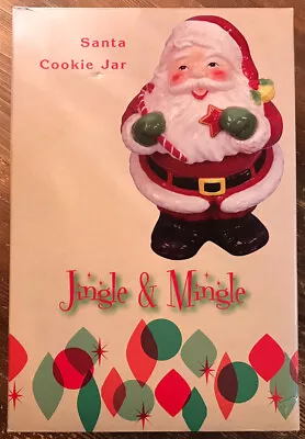 Cracker Barrel Cookie Jar By Lori Siebert Jingle & Mingle Santa Cookie Jar • $39.99