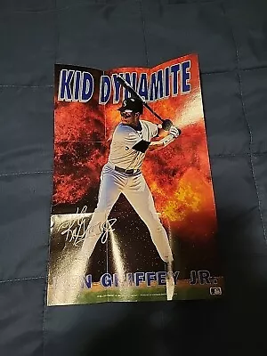 VTG Ken Griffey Jr 1993 Kelloggs Seattle Mariners Kid Dynamite MLB Poster 13.5x9 • $10