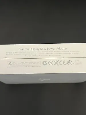 Apple OEM Cinema Display 65W Genuine Power Adapter For 20  A1096 • $17.07