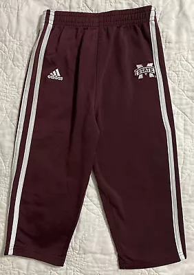 Infant Adidas Mississippi State Bulldogs Athletic Pant Sweatpant 24 Months • $10.99