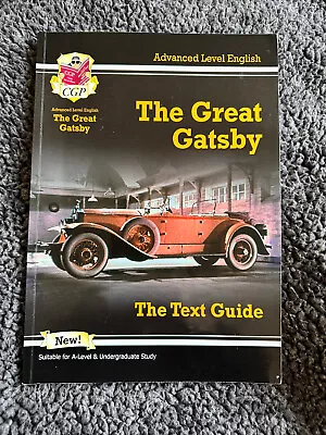 NEW The Great Gatsby A Level English CGP Revision Text Guide • £10