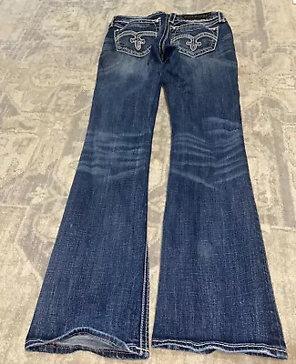 $42 • Buy Womens Rock Revival Alanis Boot Leg Jeans 28 X 32