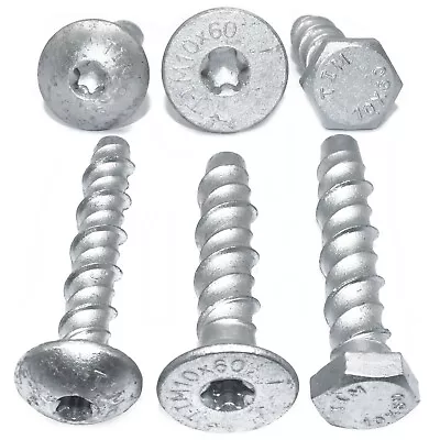£3.14 • Buy M6 M8 M10 M12 M16 Hex Pan Csk Head Multi Fix Bolt Screw Anchor Fixing Thunder