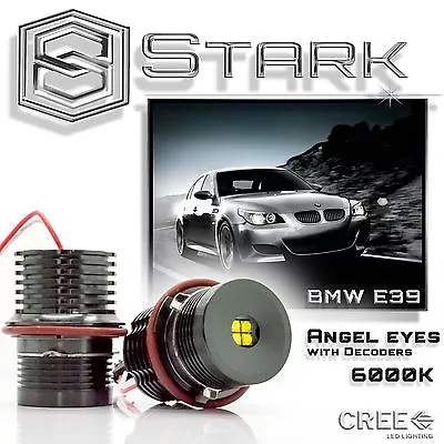 40W High Power Error Free CREE BMW E39 E60 LED Angel Eyes Halo Ring Light Bulbs • $34.79