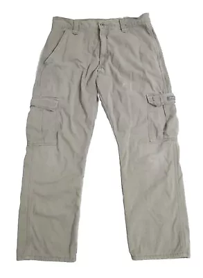 Wrangler Men's 32x30 Fleece Lined Cargo Pants Cotton  • $27.95
