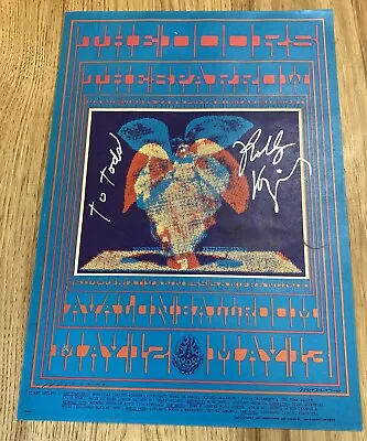 1967 The Doors Concert Poster May 12 13 Avalon Ballroom CA Signed X2 20”x14” • $595