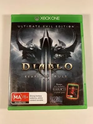 Diablo III Ultimate Evil Edition Xbox One VGC PAL • $14.50