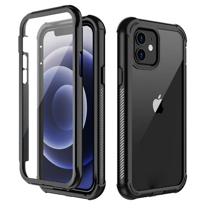 $21.92 • Buy For IPhone 14 13 12 11 XS Pro Max Full Shockproof Rugged Cover Screen Protector