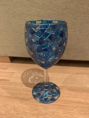 Hand Painted Glass Mosaic Tea Light/candle Holder • £9