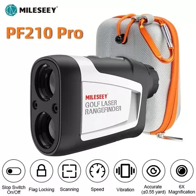 Mileseey 600M Range Finder Golf Flag Lock And Pulse Vibration Golf Rangefinder • $89.97