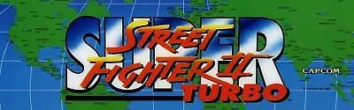 Street Fighter 2 Turbo Arcade Marquee For Reproduction Backlit Sign • $15.75