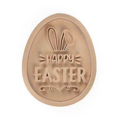 Happy Easter  Bunny Ears  Cookie Cutter & Embosser Stamp Style 1 • $12.59