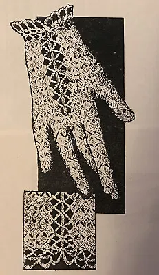 7029 Vintage GLOVES Pattern To Crochet (Reproduction) S-m-l • $6.99