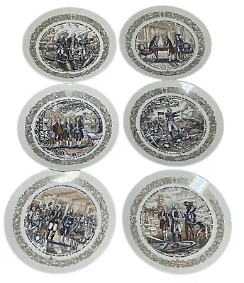 D'Arceau Limoges Lafayette Legacy American Revolutionary War Collector Plates 6 • $69.95