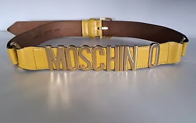 Vintage Moschino Redwall Leather Belt • $150