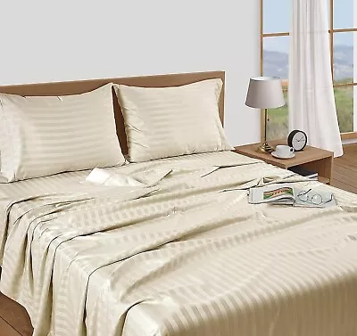 Egyptian Cotton Sheets 800 Thread Count Sheets And Pillowcase Set Bed Shee... • $155.48