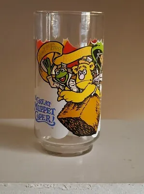 VTG 1981  The Great Muppet Caper  McDonalds Collector Glass Kermit Fozzie Gonzo • $9.95