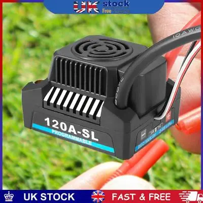 120A-SL 150A-SL 2-4S Brushless ESC Sensorless RC Speed Controller For 1/8 RC Car • £28.09