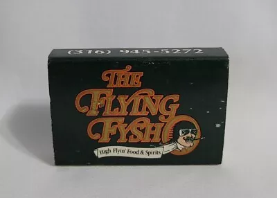 Vintage The Flying Fysh Restaurant Bar Matchbox Wichita KS Advertising Matchbook • $12.99