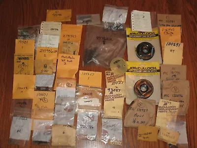 Lot 3 OEM Genuine McCULLOCH Parts ~ Chainsaw Weed Trimmer Misc CLOSEOUT • $30