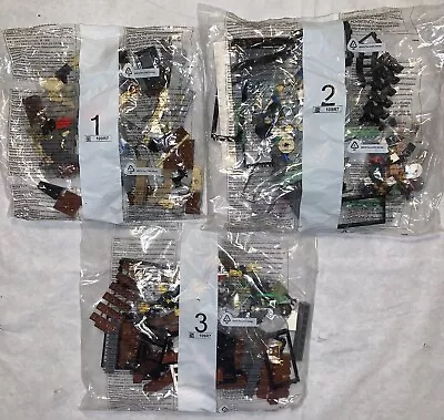 Lot Of 3 Lego Sealed Bags For Lego Creator Assembly Square 10255 Bags 123 • $50.61