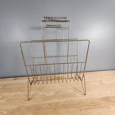 Vintage Mid Century Magazine Rack • $65